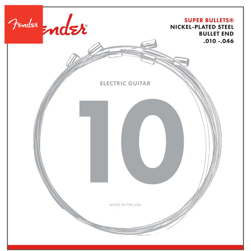 Fender 3250R Super Bullets® Nickel Plated Electric Guitar Strings 10-46 Fender 3250R Super Bullets® Nickel Plated Electric Guitar Strings 10-46