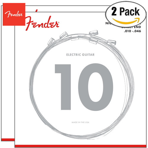 2-PACK Fender 3250R Super Bullets® Nickel Plated Electric Guitar Strings 10-46 2-PACK Fender 3250R Super Bullets® Nickel Plated Electric Guitar Strings 10-46