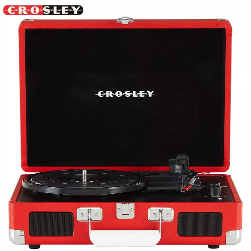 Crosley CR8005DP-RE1 Cruiser Plus Vintage 3-Speed Bluetooth in/Out Record Player