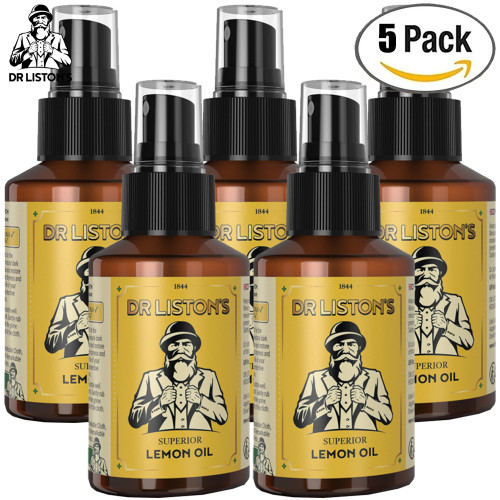 5-PACK Dr Liston's Superior Lemon Oil Fretboard Cleaner & Conditioner DR-SLO-100