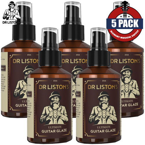 5-PACK Dr Liston's Ultimate Guitar Glaze All-In-One Cleaner & Polish DR-UGG-150