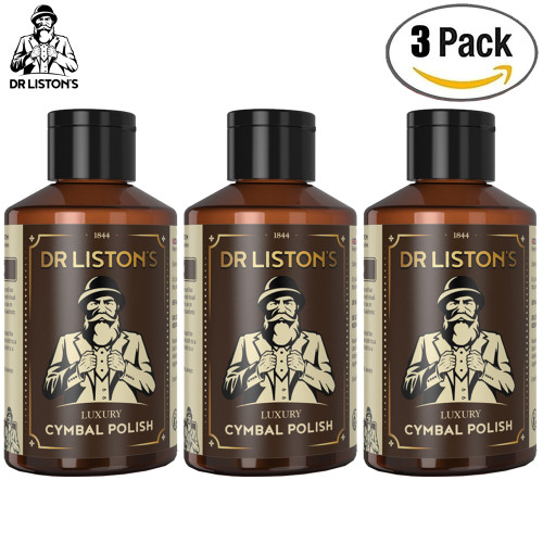 3-PACK Dr Liston's Luxury Pro Strength Formula Cymbal Polish DR-LCYP-150