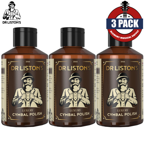 3-PACK Dr Liston's Luxury Pro Strength Formula Cymbal Polish DR-LCYP-150