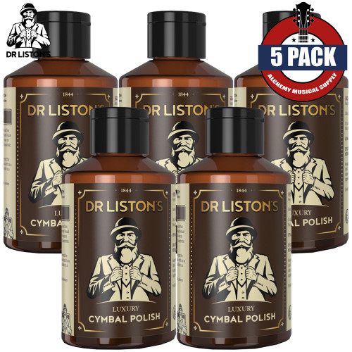 5-PACK Dr Liston's Luxury Pro Strength Formula Cymbal Polish DR-LCYP-150