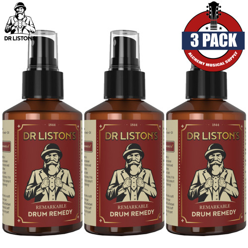 3-PACK Dr Liston's Remarkable Drum Remedy Spray Cleaner 150ml DR-RDR-150