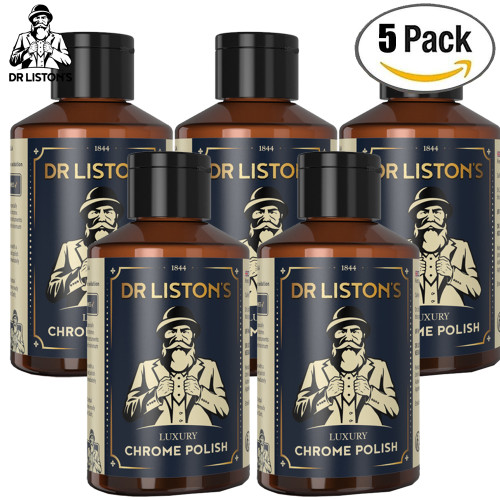 5-PACK Dr Liston's Luxury Chrome Polish For Instruments With Chrome Parts DR-LCP-150