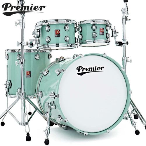 Premier Genista Maple 4PC 22" Pistachio Drum Shell Pack PGM22-4SPPIS Premier Genista Maple 4PC 22" Pistachio Drum Shell Pack PGM22-4SPPIS