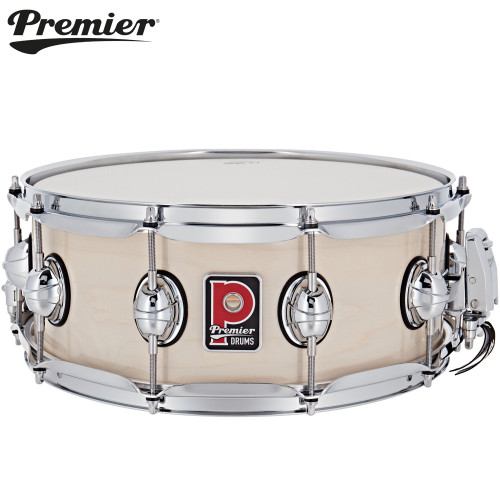 Premier Genista Classic 14" x 5.5" Birch Ermine Snare Drum PGB1455SERI Premier Genista Classic 14" x 5.5" Birch Ermine Snare Drum PGB1455SERI