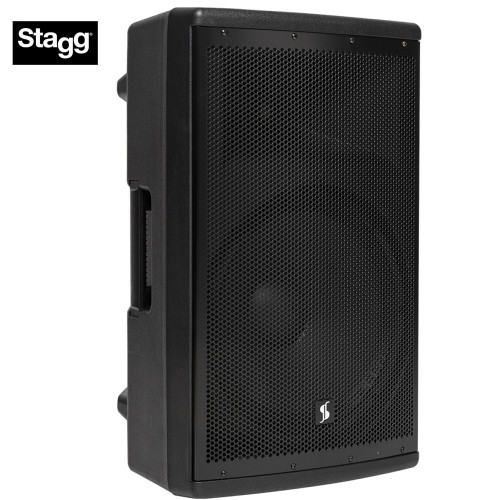 Stagg 200W 15" 2-Way Class AB Active PA Speaker With Bluetooth AS15 US Stagg 200W 15" 2-Way Class AB Active PA Speaker With Bluetooth AS15 US