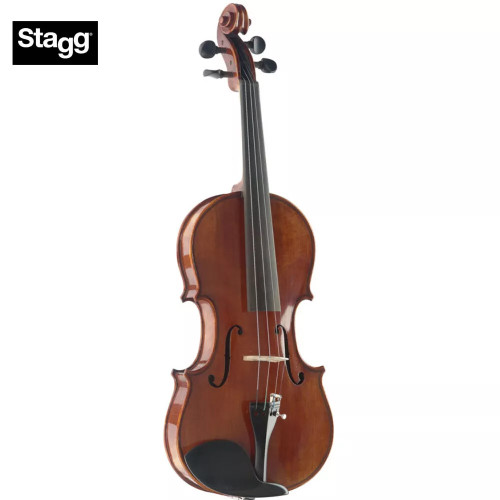 Stagg 4/4 Hand Varnished Solid Flamed Maple Violin With Case and Bow VN-4/4 HG