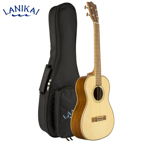 Lanikai SPST-B Solid Spruce Top Series Baritone Size Ukulele with Padded Gig Bag Lanikai SPST-B Solid Spruce Top Series Baritone Size Ukulele with Padded Gig Bag