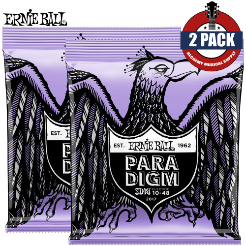 2-PACK Ernie Ball 2017 Paradigm Ultra Slinky Nickel Electric Guitar Strings 10-48