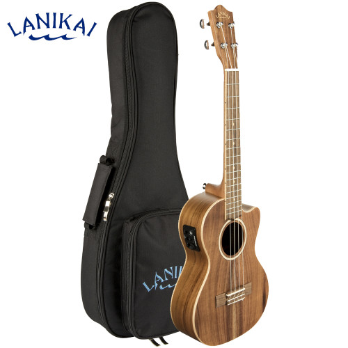 Lanikai Acacia Series ACST-CET Cutaway Acoustic Electric Tenor Ukulele With Gig Bag Lanikai Acacia Series ACST-CET Cutaway Acoustic Electric Tenor Ukulele With Gig Bag