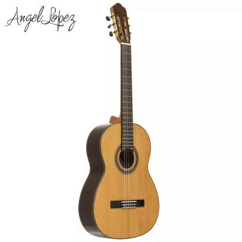 Angel Lopez Mazuelo Series Classical Guitar with Solid Cedar Top MAZUELO CR