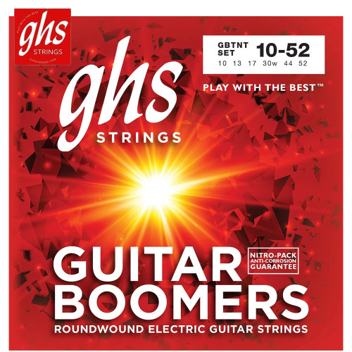 GHS Electric Boomers GBTNT Thin/Thick Nickel-Plated Steel Guitar Strings 10-52