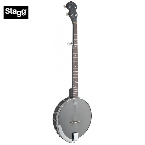 Stagg 5-String Open Back Mahogany Banjo with Remo Heads Stagg 5-String Open Back Mahogany Banjo with Remo Heads