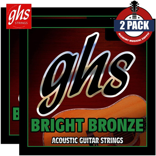 2-PACK GHS BB30L Bright Bronze - 80/20 Bronze Light Acoustic Guitar Strings