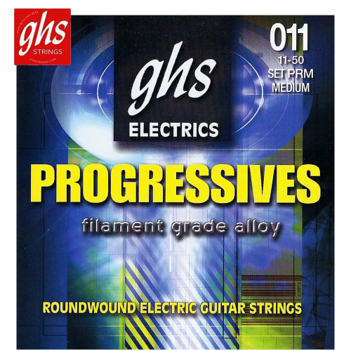 GHS PRM Progressives Filament Grade Alloy Electric Guitar Strings 11-50