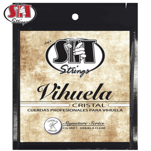 SIT CG-VHC1 Signature Series Clear Nylon Vihuela Classical Guitar Strings
