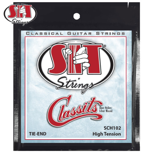 SIT SCH102 Classits Clear Nylon High Tension Classical Guitar Strings