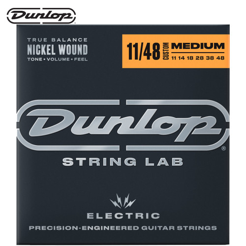 Dunlop DEN1148 Custom Medium Nickel Electric Guitar Strings 11-48