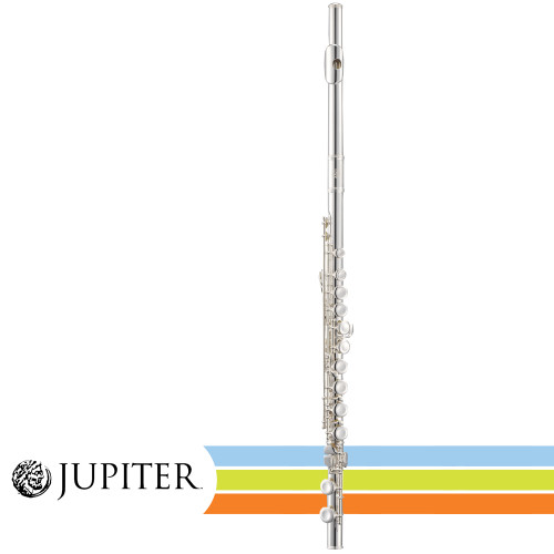 Jupiter JFL700A Silver Plated Key of C Student Flute With Case 