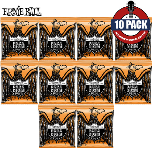 10-PACK Ernie Ball 2022 Paradigm Hybrid Slinky Nickel Electric Guitar Strings 09-46