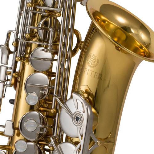 Jupiter JAS710GNA Lacquered Brass Body Alto Key of Eb Saxophone