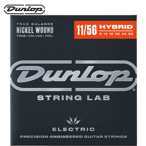 Dunlop DEN1156 Hybrid Nickel Plated Electric Guitar Strings 11-56