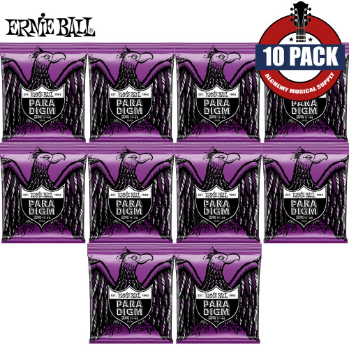 10-PACK Ernie Ball 2020 Power Slinky Paradigm Nickel Electric Guitar Strings 11-48