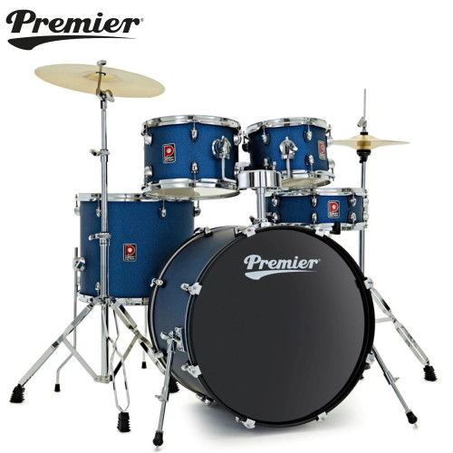 PRE-ORDER Premier Revolution 22" 5-Piece Drum Kit Blue Stardust Blue Stardust PR22-5DKBSW