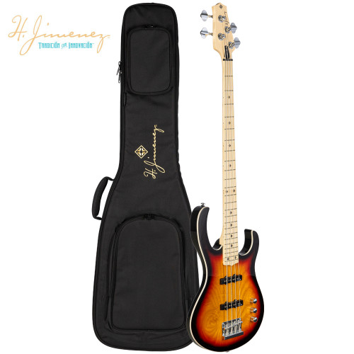 H. Jimenez LBS4-VB Camaleón 4-String Electric Bass Vintage Burst With Bag