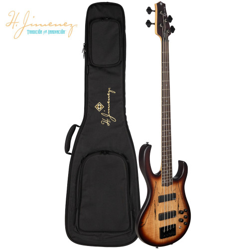 H. Jimenez LBS4-SB Camaleón 4-String Electric Bass Satin Spalt Burst With Bag