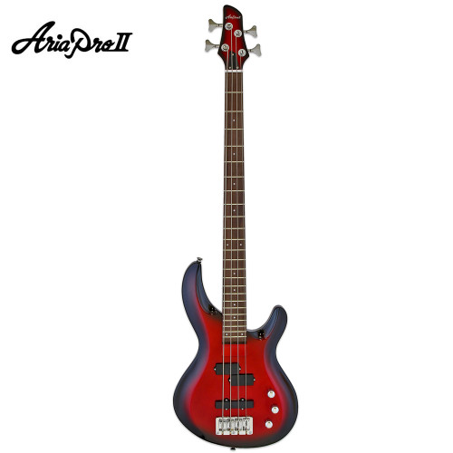 Aira Pro II IGB Series Electric Bass Guitar Metallic Red Shade IGB-STD-MRS