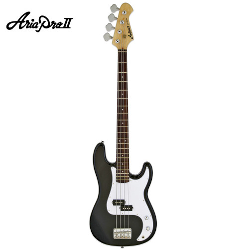 Aria Pro II STB Series P-Type 4-String Electric Bass - Black STB-PB-BK
