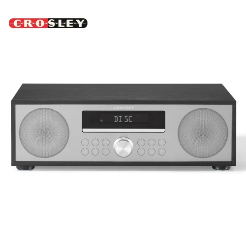 Crosley Fleetwood Bluetooth Radio CD Player Black CR3501A-BK