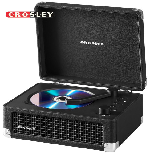 Crosley Cruiser CD Player & FM Radio with Bluetooth Black CR3505A-BK