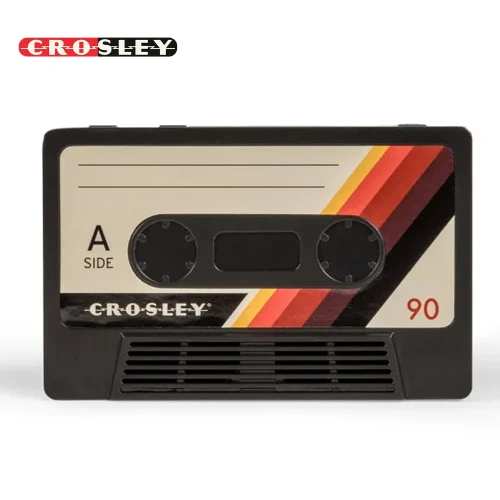 Crosley CR3045BK-CS Cassette Tape Portable Bluetooth Speaker - Classic Black