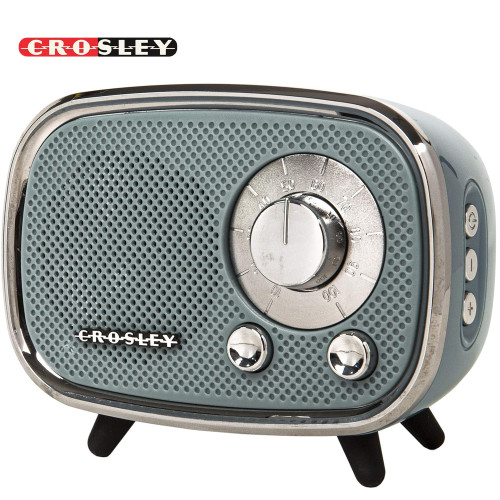 Crosley CR3039A-TN Rondo Retro Style Bluetooth Speaker - Tourmaline