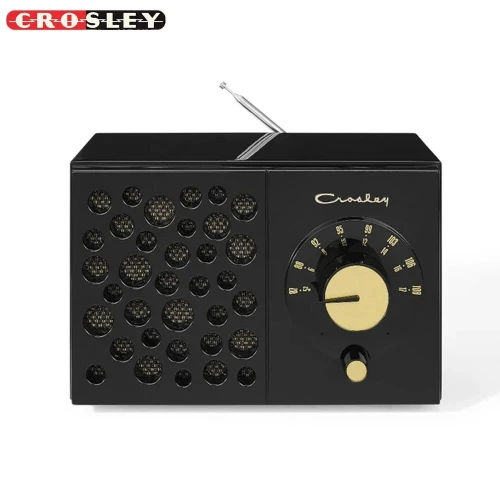 Crosley CR3042A-BK Maverick Radio With AM/FM Radio and Built-in Bluetooth - Black