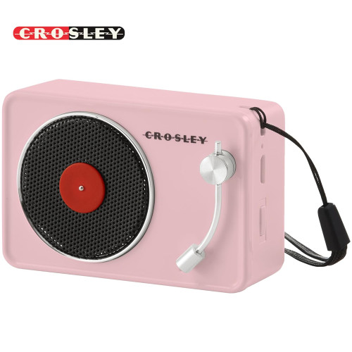 Crosley CR3029A-PI Mini Turntable Bluetooth Speaker With USB Charging - Pink