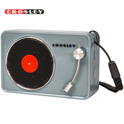 Crosley CR3029A-TN Mini Turntable Bluetooth Speaker With USB Charging -Tourmaline