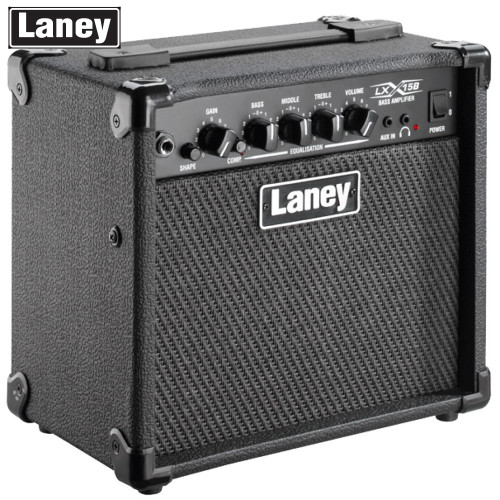 Laney LX15B 15 Watts RMS Combo Bass Amplifier 3 Band EQ Single Channel Laney LX15B 15 Watts RMS Combo Bass Amplifier 3 Band EQ Single Channel