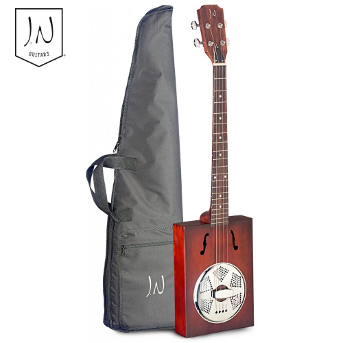 J.N Guitars CASK-PUNCHEON Acoustic Cigar Box Resonator 4 String w/ Gig Bag J.N Guitars CASK-PUNCHEON Acoustic Cigar Box Resonator 4 String w/ Gig Bag