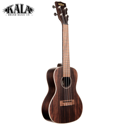 Kala KA-EBY-C Striped Ebony Series Concert Size Ukulele with Aquila Super Nylgut Kala KA-EBY-C Striped Ebony Series Concert Size Ukulele with Aquila Super Nylgut