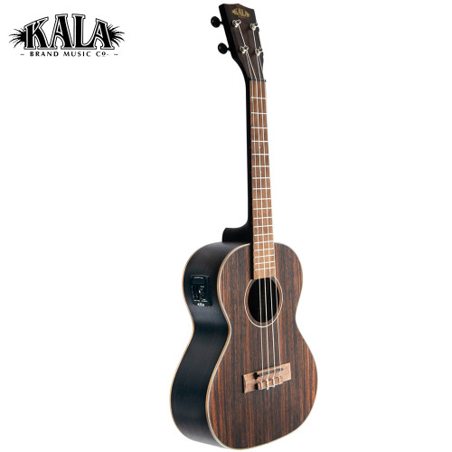 Kala KA-EBY-TE Striped Ebony Series Tenor A/E Ukulele with UK-300TR EQ Pickup Kala KA-EBY-TE Striped Ebony Series Tenor A/E Ukulele with UK-300TR EQ Pickup