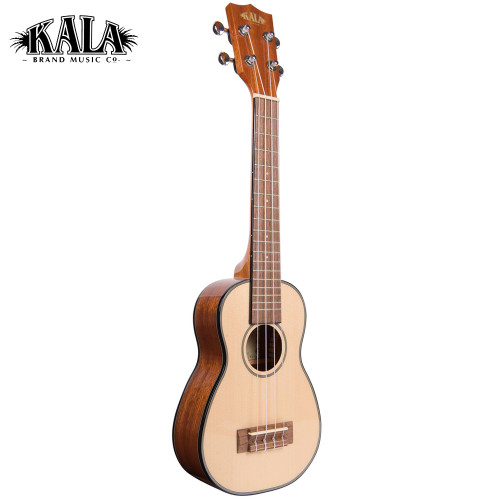 Kala KA-SSLNG Solid Spruce Mahogany Body Long Neck Soprano Ukulele Kala KA-SSLNG Solid Spruce Mahogany Body Long Neck Soprano Ukulele