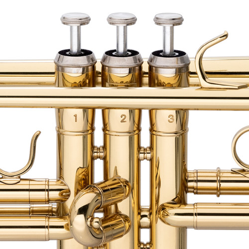 Trompette Bb Pour Débutants SONICAKE - Laiton Doré, Embouchure 7C, Avec étui Rigide Et Kit De Nettoyage (QTP-01) - 4