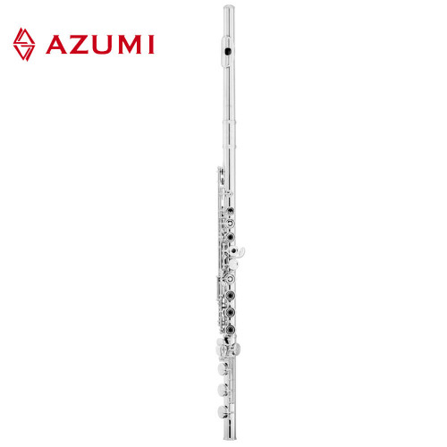 Azumi AZ2SRBEO Open Hole, B Foot w/ Split E Mechanism Silver Plated Flute