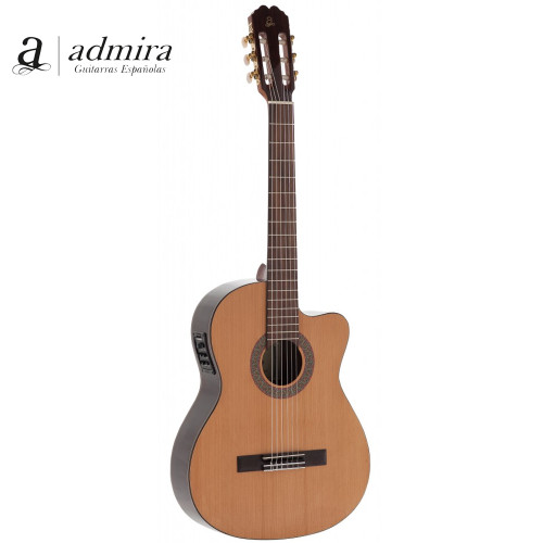 Admira VIRTUOSO-ECF Cutaway Acoustic Electric Classical Nylon Spanish Guitar - Made In Spain